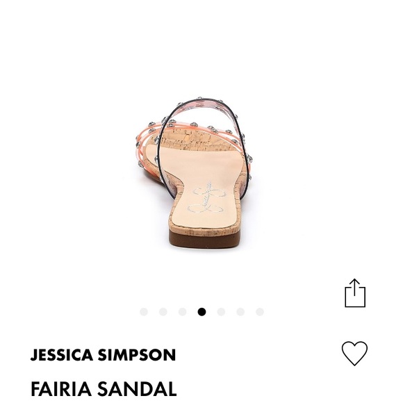 New Jessica Simpson Fairia Sandals multicolor rhinestone size 6.5 - Picture 2 of 7